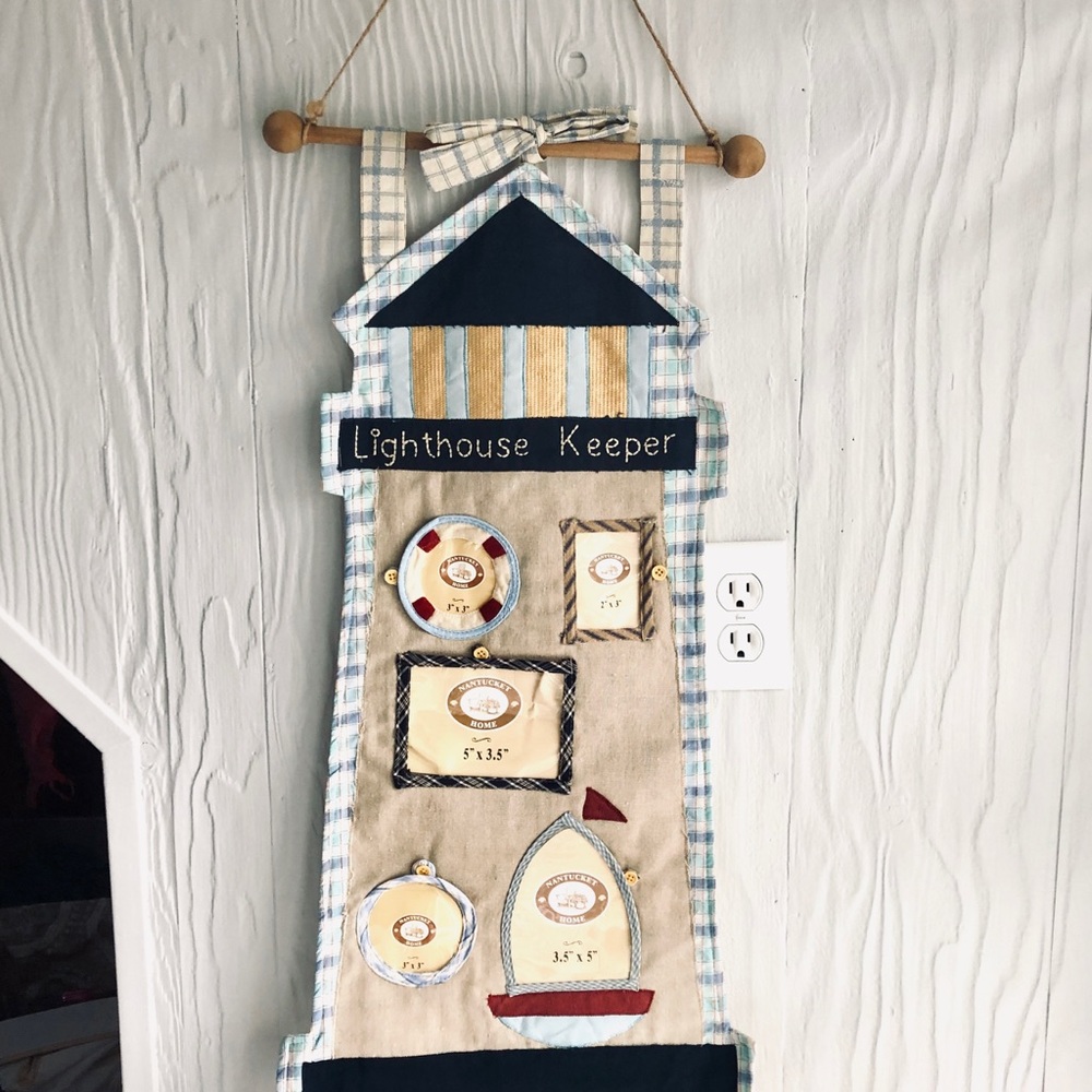 Nantucket Lighthouse Wall Hanging Photo Collage